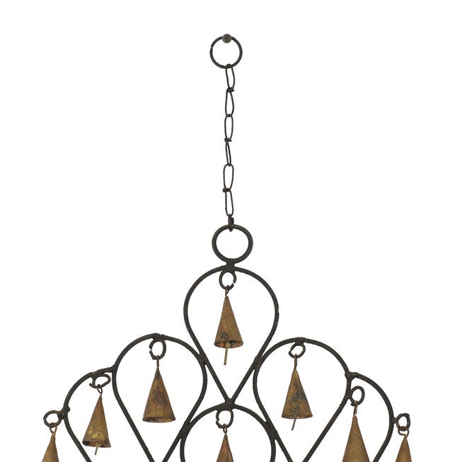 Brass Metal Eclectic Windchime, , alternate image number 2