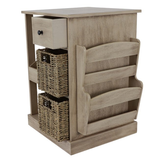 Accent Table with Storage & Shelves , , alternate image number null