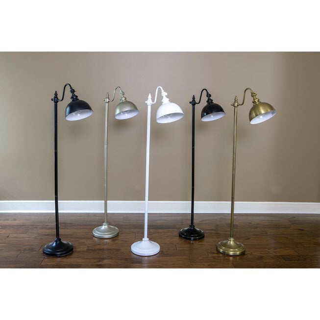 Matte Black Pharmacy Floor Lamp, , on-hover image number 1