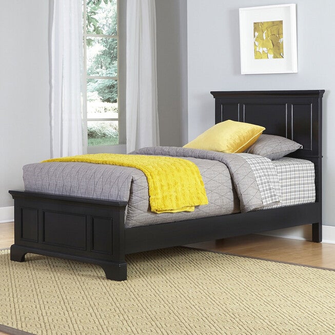 Bedford Twin Bed, BLACK, hi-res image number null