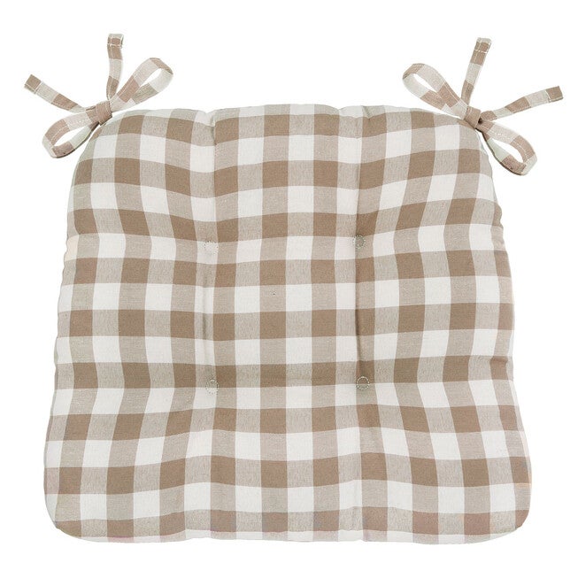 Buffalo Check Tufted Chair Seat Cushions Set of Two, , alternate image number 11