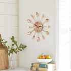 Copper Metal Eclectic Wall Clock, , alternate image number null