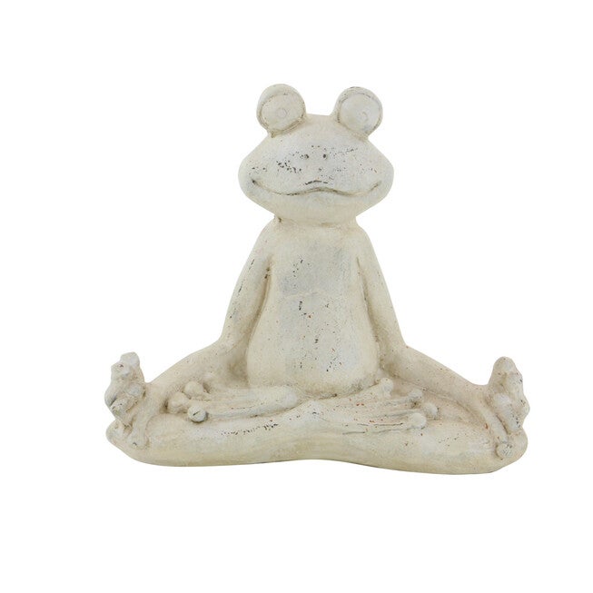 Set Of 2 White Resin Eclectic Garden Sculpture, , alternate image number 4