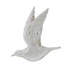 Set Of 3 Silver Polystone Coastal Birds Wall Décor, , on-hover image number null
