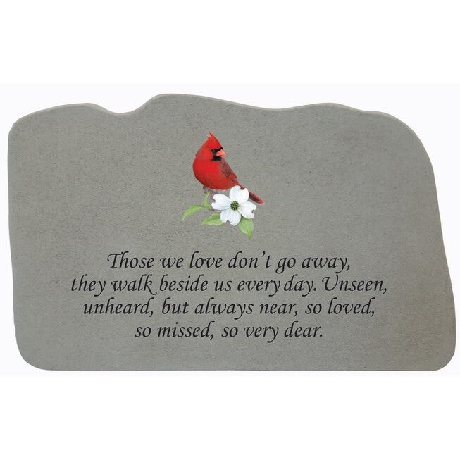 Those We Love Cardinal Garden Memorial Accent Stone, GREY, hi-res image number null