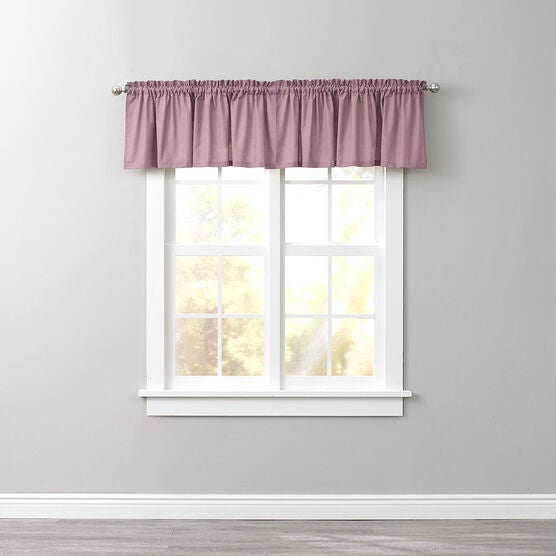 BH Studio Cotton Canvas Rod-Pocket Valance, BH Studio Cotton Canvas Rod-Pocket Valance,