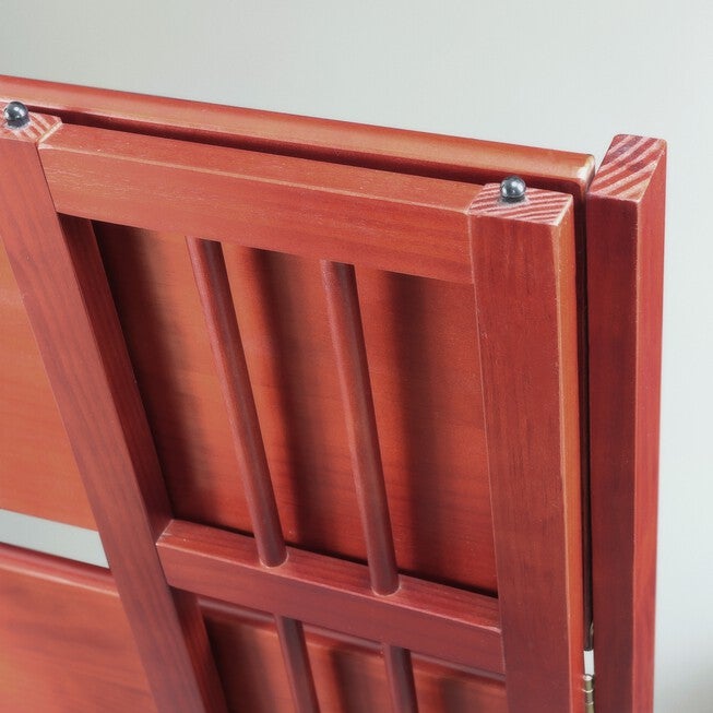 3-Shelf Folding Bookcase 14 inches Wide-Mahogany, , alternate image number null