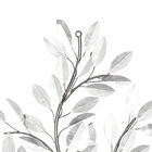 Silver Metal Glam Floral Wall Decor, , alternate image number null