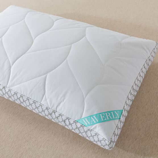 Antimicrobial Quilted Nano Feather Gusseted Pillow Bed Pillow, , alternate image number null