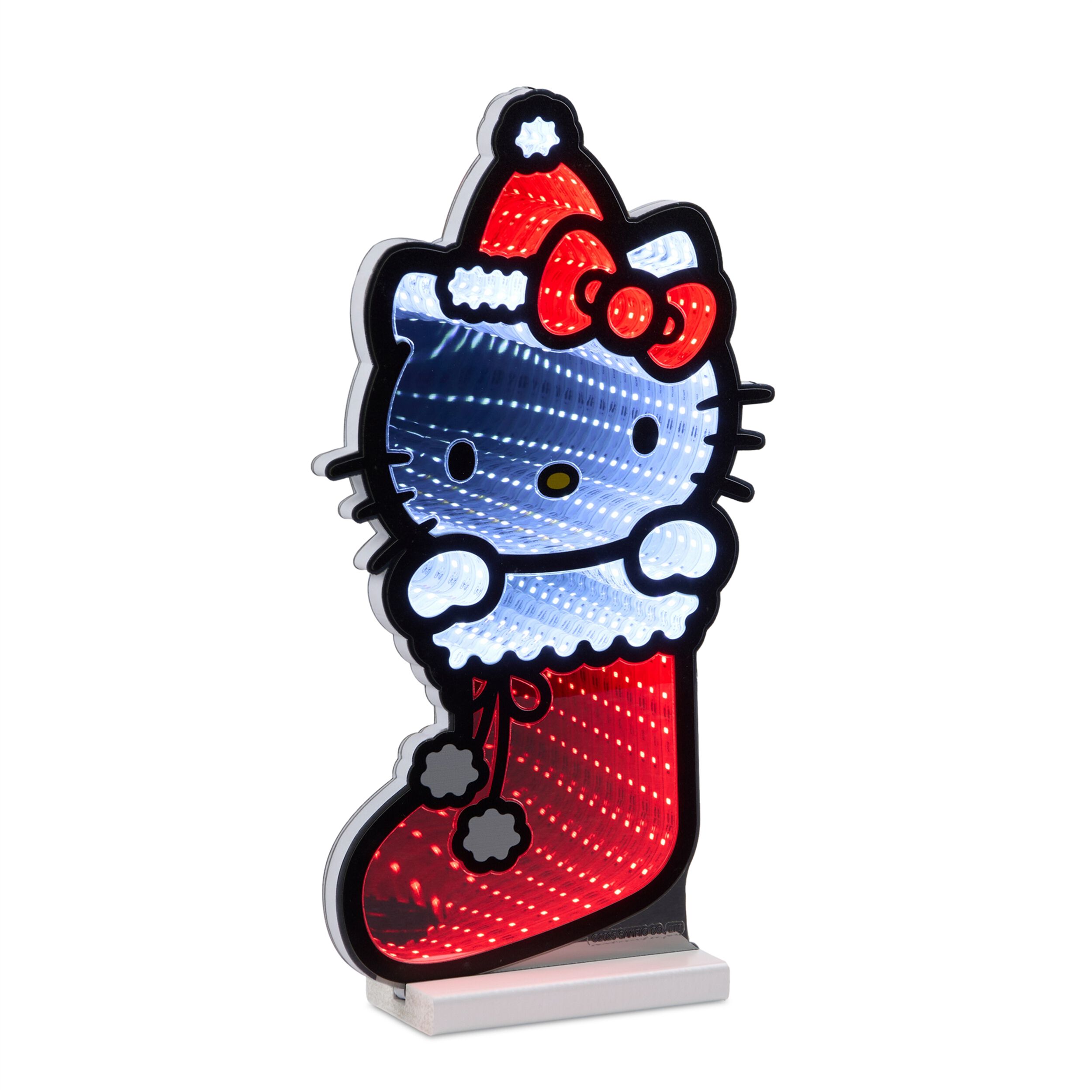 Hello Kitty&reg;? Stocking Ekkolight 16 inchesH, RED WHITE, hi-res image number 0