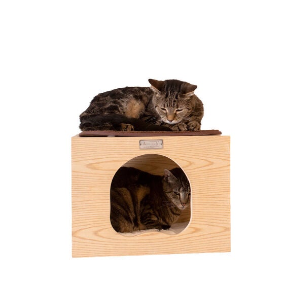 Real Wood Wall Series Cat Tree With Condo, Perch And Step Up, , alternate image number null