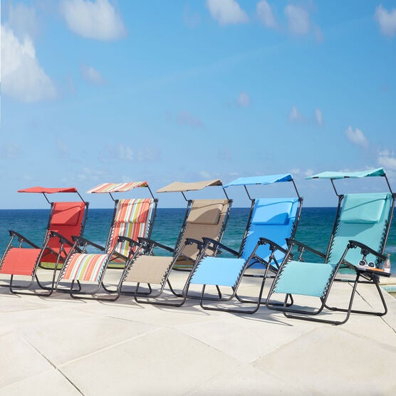 Zero Gravity Chair With Canopy Brylane Home