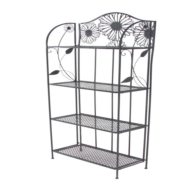 Black Iron Traditional Baker'S Rack, , on-hover image number 1