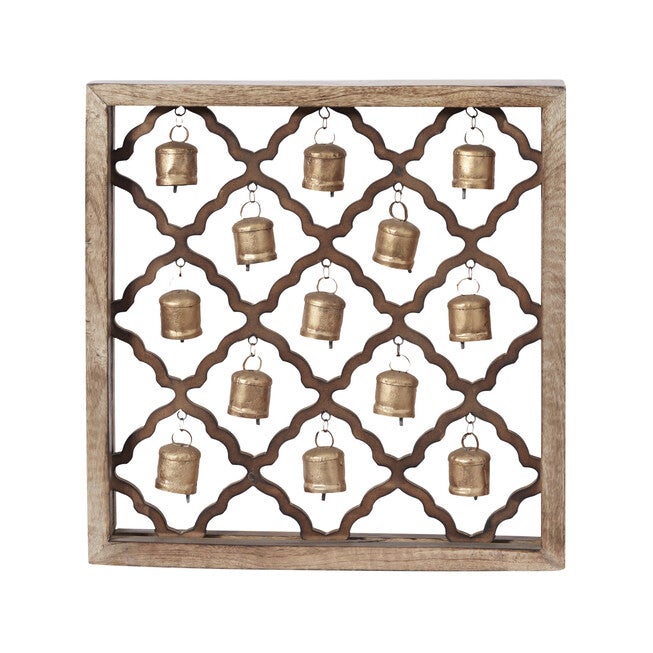 Gold Farmhouse Mango Wood Wall Décor, , on-hover image number null