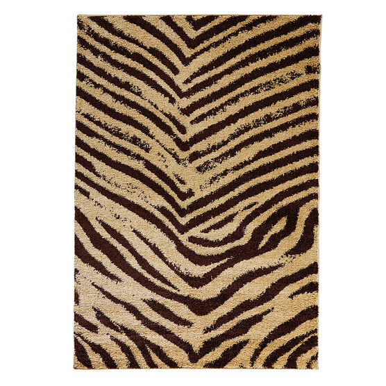 Zebra Rug, BEIGE BROWN, hi-res image number null