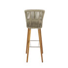 Grey Wood Modern Bar Stool, , on-hover image number null