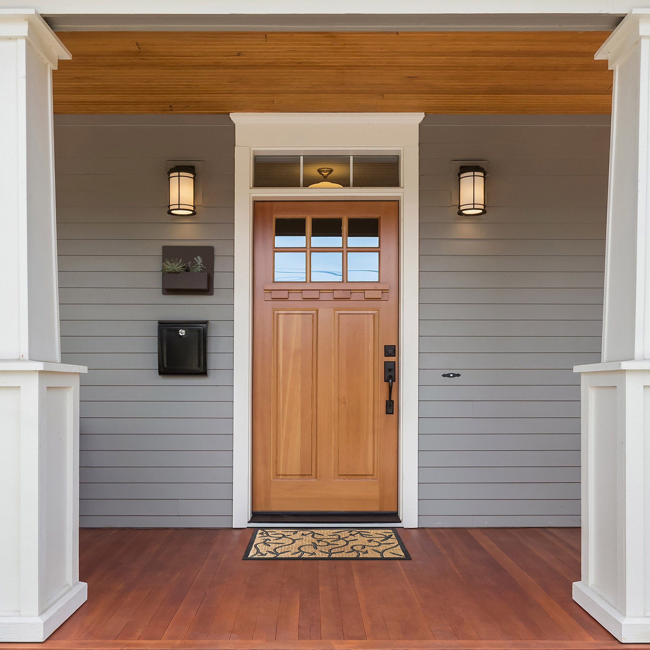 Coco Entrance Mat 18x30, FLORA, alternate image number 2