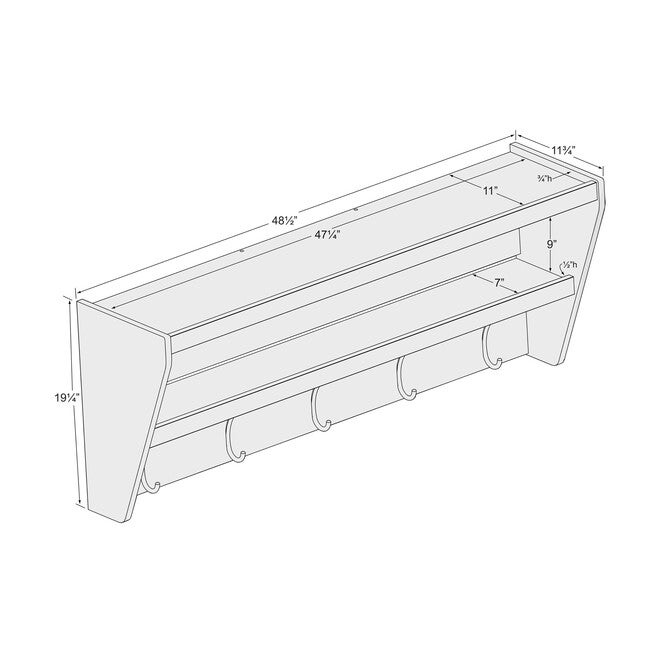 Calla Storage Bench, White, , alternate image number 3