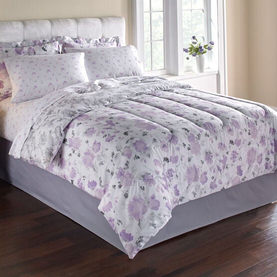 Bh Studio Clara 8 Pc Bed In A Bag Set Brylane Home Bh Studio Clara 8 Pc Bed In A Bag Set, King Size Bed In A Bag Sets Under 50
