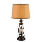 Black Metal 25.5" Table Lamp, BLACK, hi-res image number null