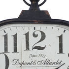 Black Vintage Metal Wall Clock, , alternate image number null