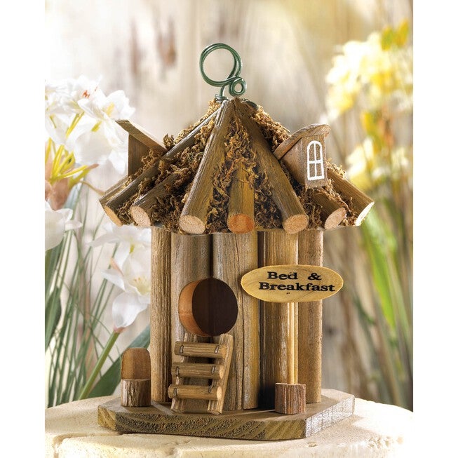 Quaint Bed And Breakfast Birdhouse, , on-hover image number null