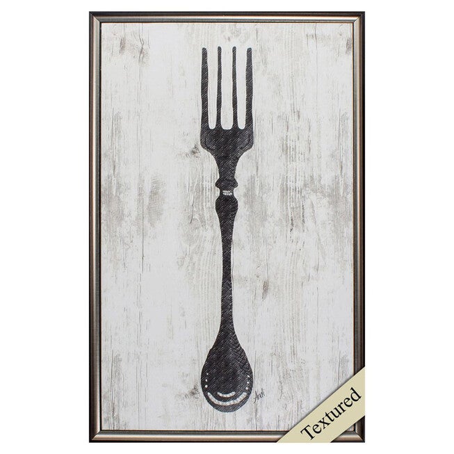 BLACK FORK ON WOOD, GRAY, hi-res image number null
