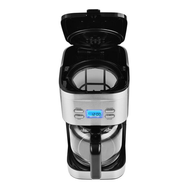 Kalorik Programmable 12 Cup Coffee Maker, Stainless Steel, , alternate image number 7