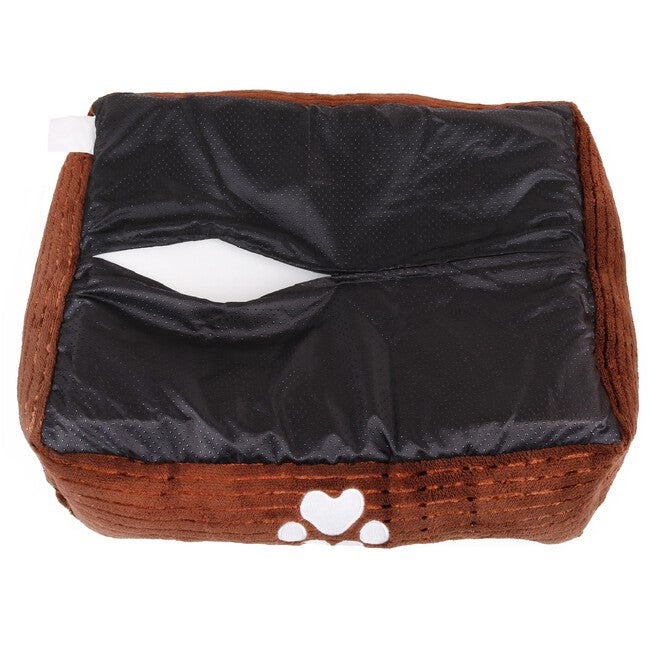 Orthopedic rectangle bolster Pet Bed,Dog Bed, super soft plush, Large 34x24 inches COFFEE, , alternate image number null