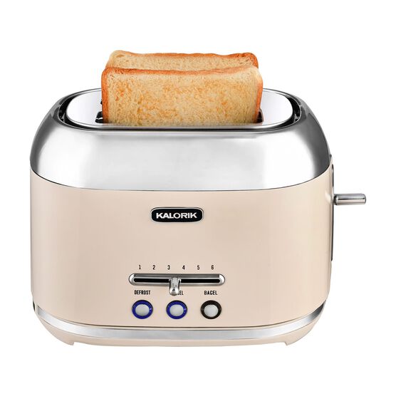 Kalorik 2-Slice Retro Toaster, CREAM, hi-res image number null