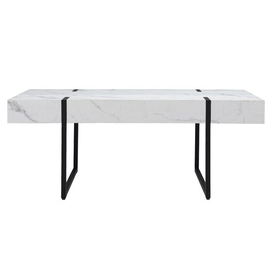 Rangley Modern Faux Marble Cocktail Table, , on-hover image number null