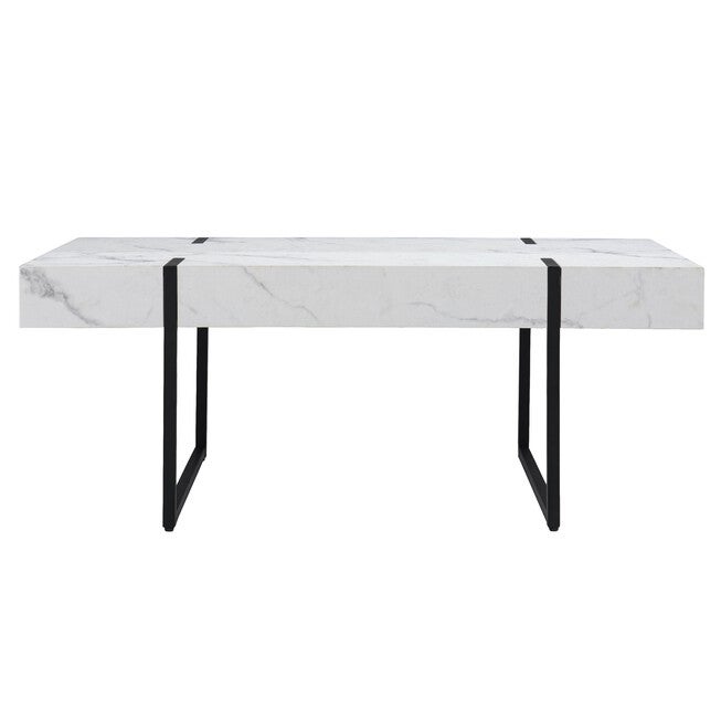 Rangley Modern Faux Marble Cocktail Table, , on-hover image number 1
