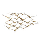 Gold Metal Coastal Birds Wall Decor, , on-hover image number null