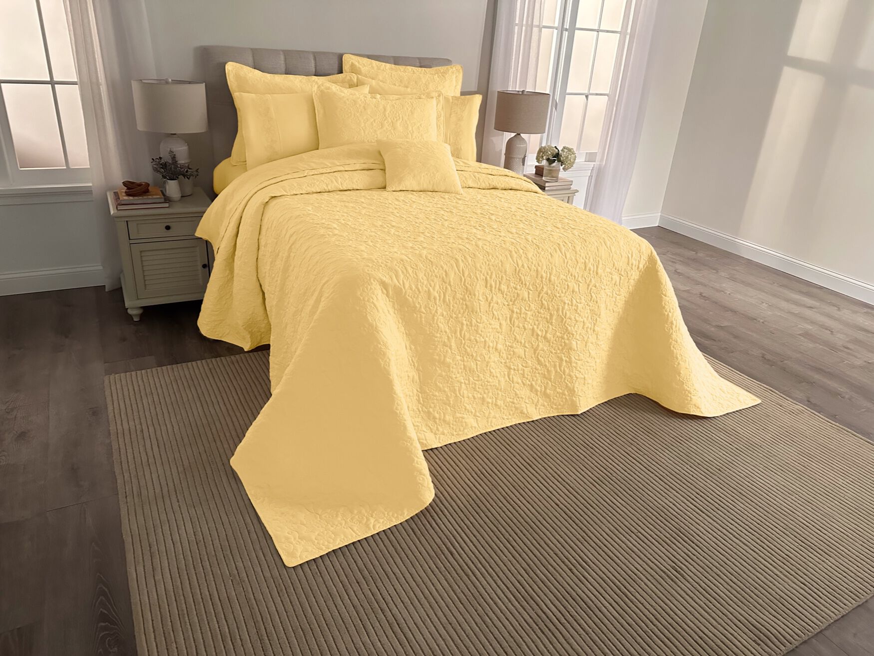 Anna Bedspread, BANANA, alternate image number 4