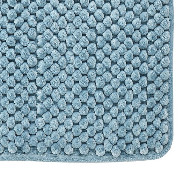 Alma Collection 25% Cotton & 75% Polyester 17 inches X 24 inches Rectangle Bath Rug, , alternate image number 2