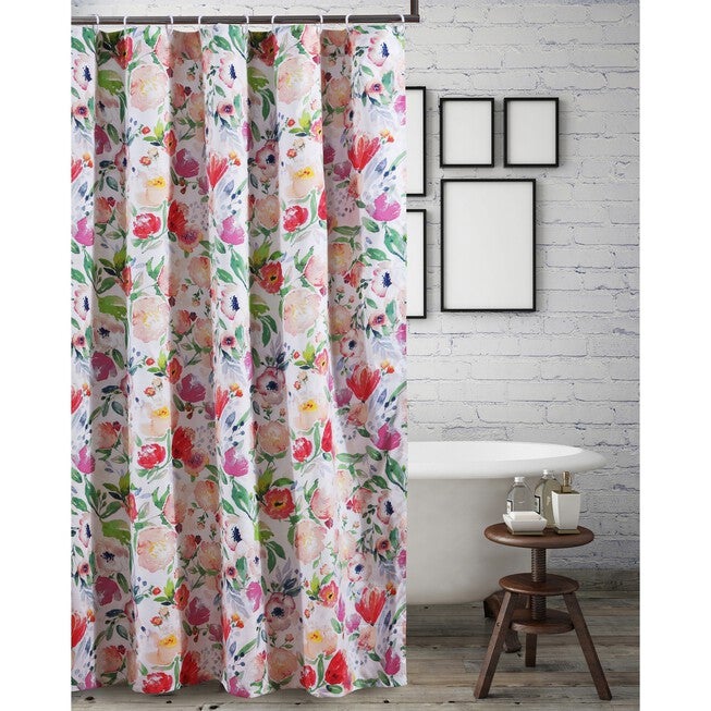 Blossom Shower Curtain , MULTI, hi-res image number 0