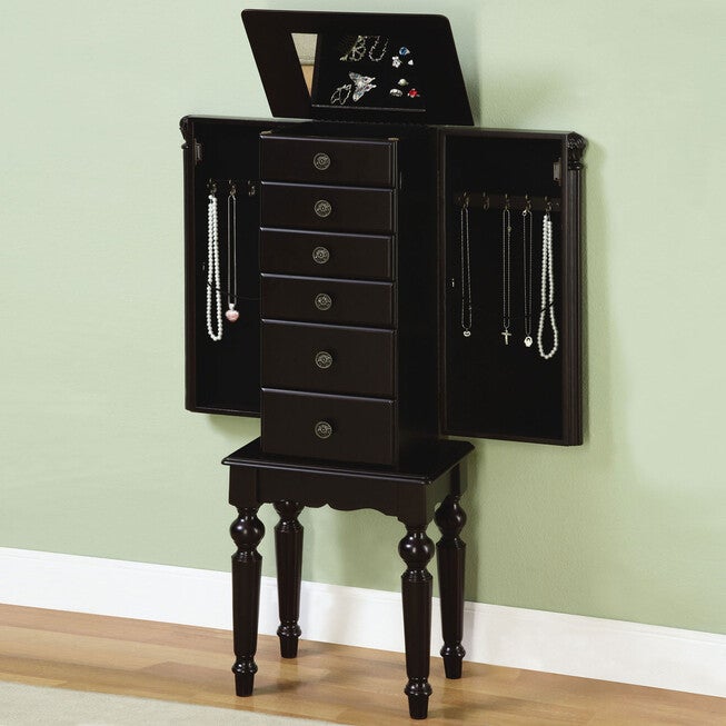 Ebony Jewelry Armoire, , on-hover image number 1