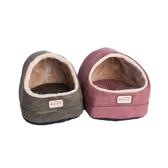 Faux Suede Pet Cat Small Dog Bed And Cave, , alternate image number null
