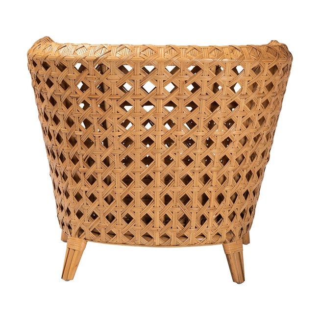 Daiwa Bohemian Light Honey Ratan Accent Chair, LIGHT, alternate image number null