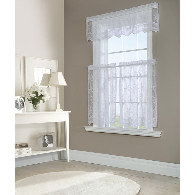 Mona Lisa Sheer Rod Pocket Curtain Tiers, , alternate image number 9