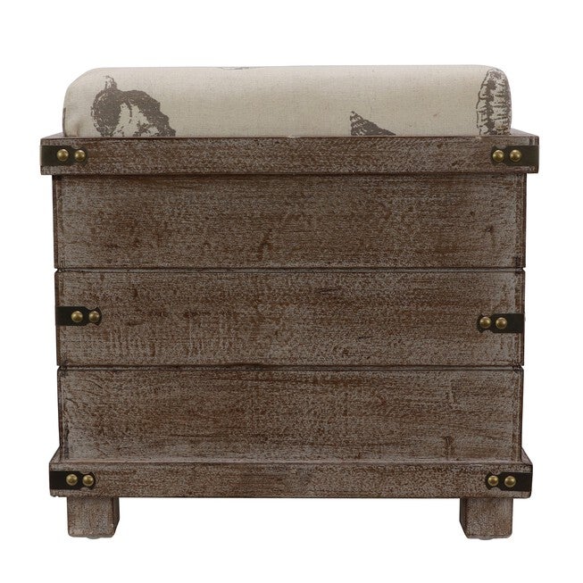 Weathered Ottoman, WOOD, hi-res image number null