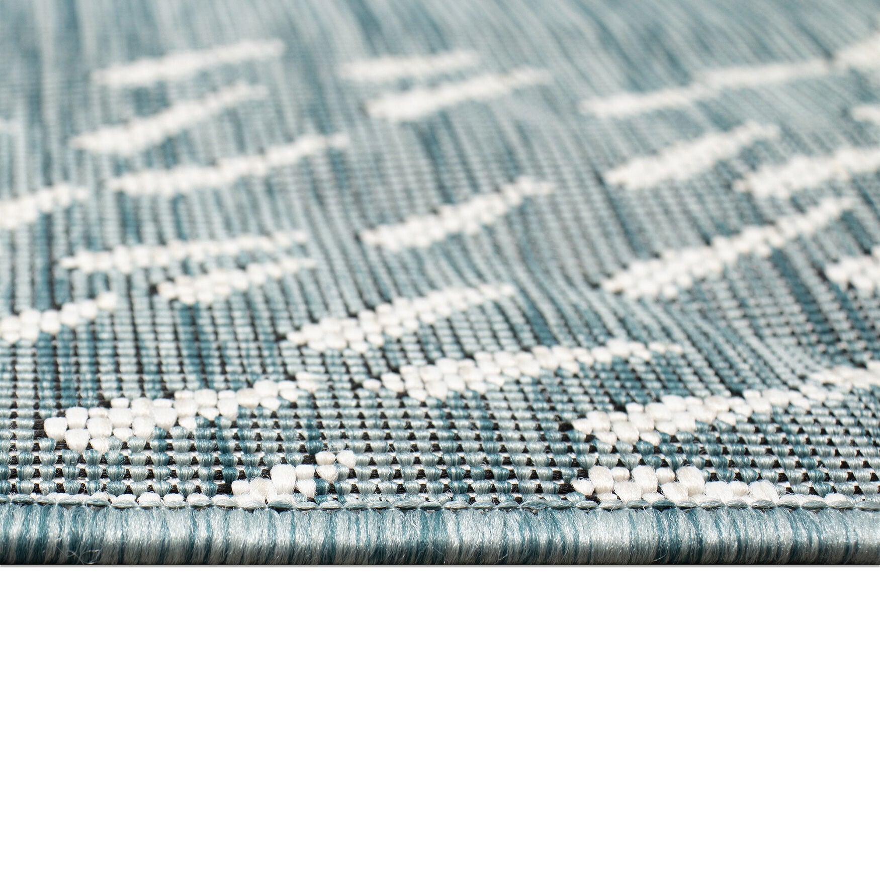 Carmel School Of Fish Indoor/Outdoor Area Rug Aqua, , alternate image number 2