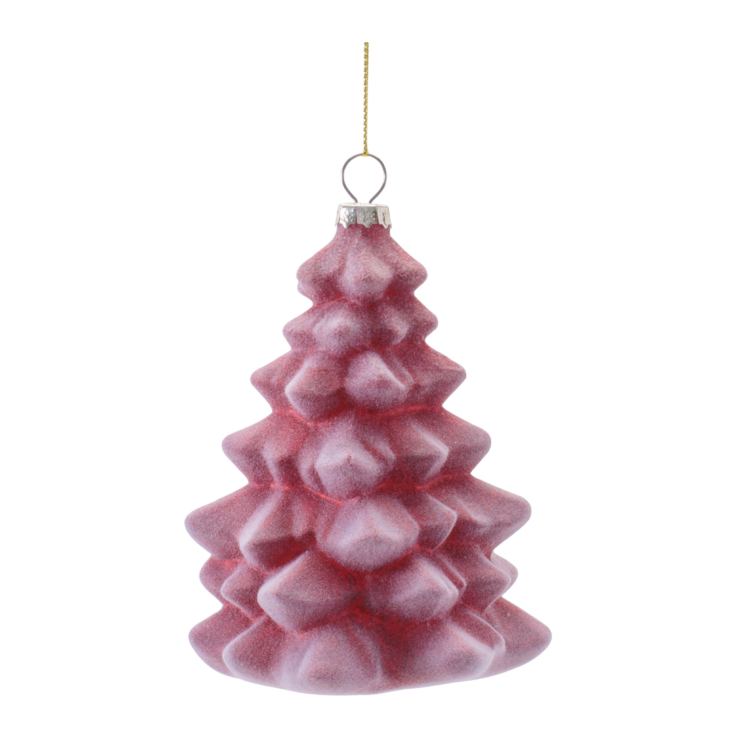 Glass Tree Ornaments (Set of 6)
