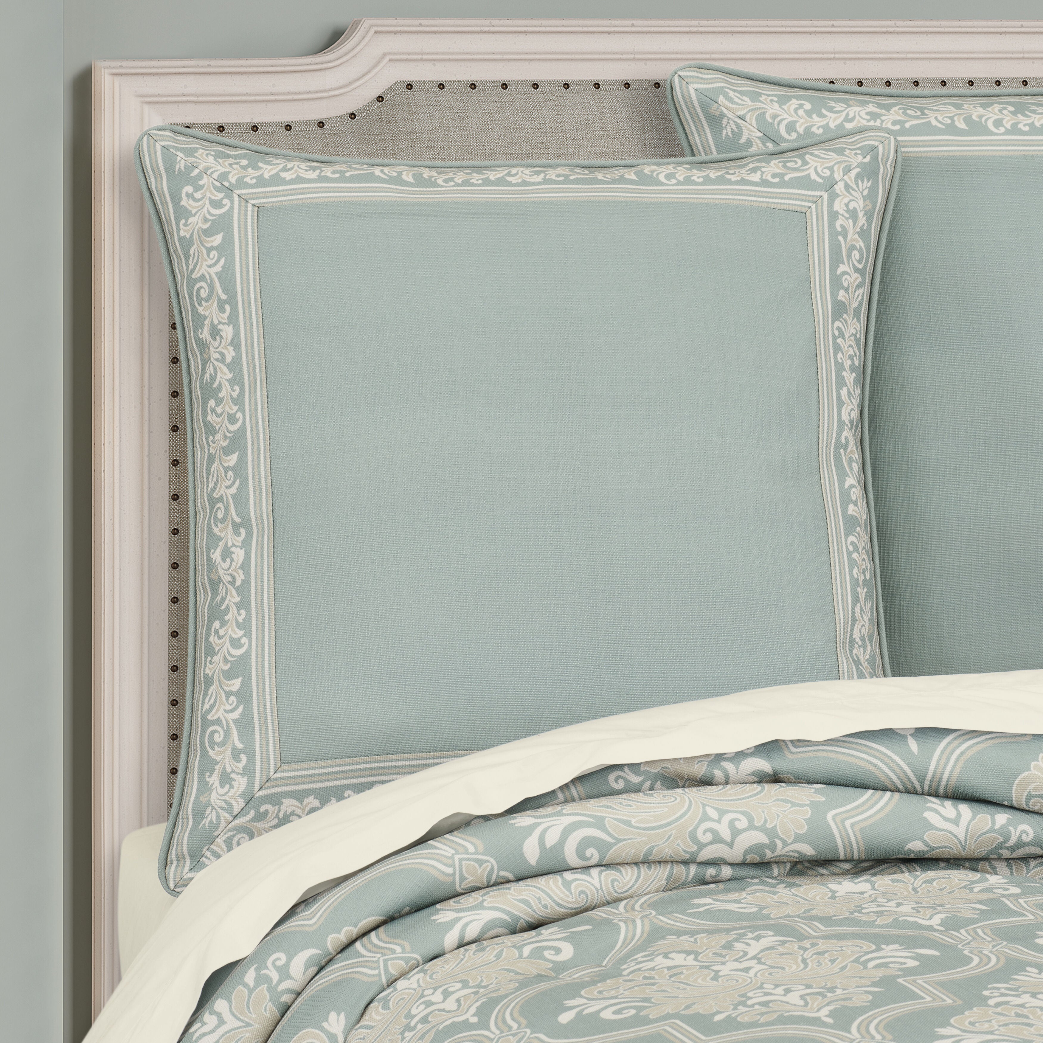 TRANQUILITY EURO SHAM, AQUA, alternate image number 2
