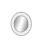 Black Industrial Metal Wall Mirror, , alternate image number null