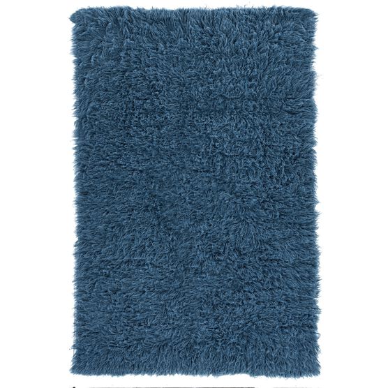 Flokati Denim Blue Rug, DENIM, hi-res image number null