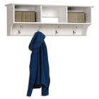 Entryway Cubbie Shelf, WHITE, hi-res image number null