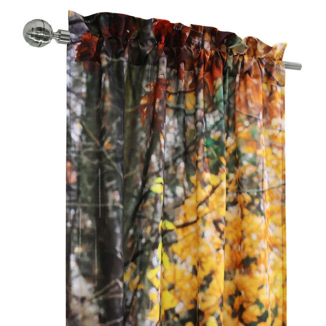 Photo Real Wolves Light Filtering Pole Top Curtain Panel Pair, , alternate image number null