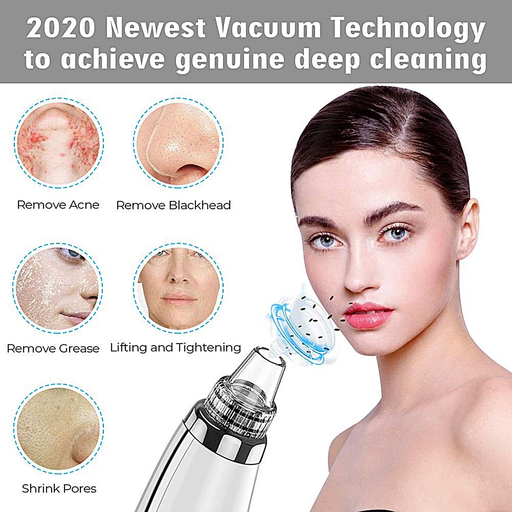 Vacuum Pressure Suction Pore Cleanser Beauty Tools, , alternate image number 4