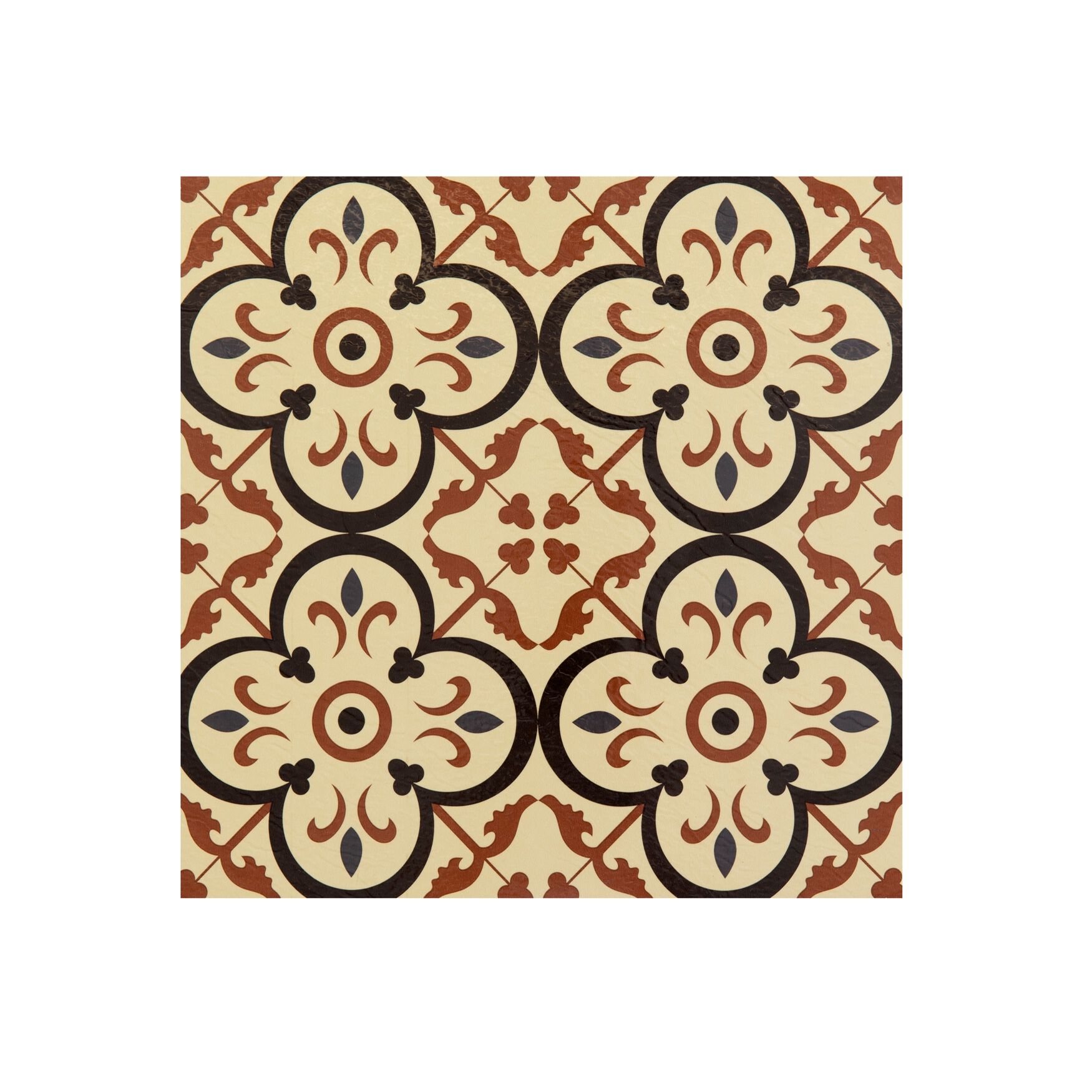 Retro 12" x 12" Self Adhesive Vinyl Floor Tile - 20 Tiles/20 sq. ft.